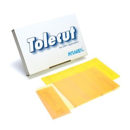 Eagle Abrasives Tolecut Stickon 4 Cut Block Sheets -Yellow, K-8005, 25PK 191-1547